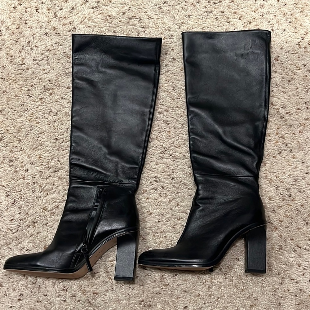 Zara real leather boots